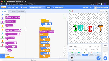 Scratch #2: Name Animation Part 2