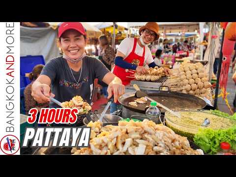 THIS IS PATTAYA 🇹🇭 | 3 Hours of Street Food, Night Markets & Festivals