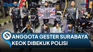 Bak Jagoan Tenteng Celurit 2 Meter, 4 Anggota Gangster di Surabaya Keok Dibekuk Polisi