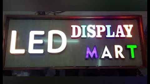Signage animator - led board animation - plug and play product