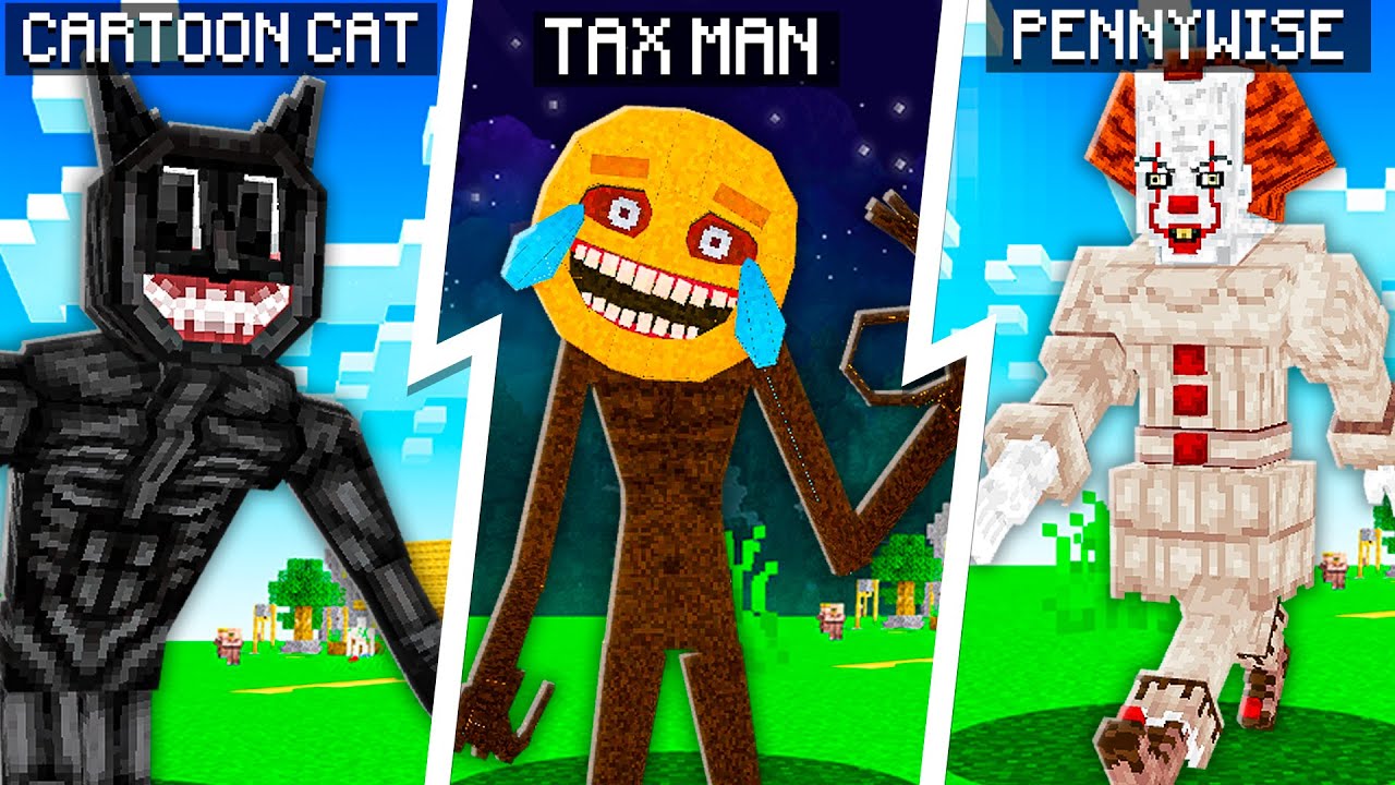 Minecraft MAS TEMOS RAÇAS de MODS de TERROR