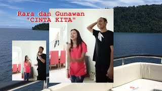 Rara dan Gunawan nyanyi 'Cinta kita' by Amy search and Inka Christie ❤💙