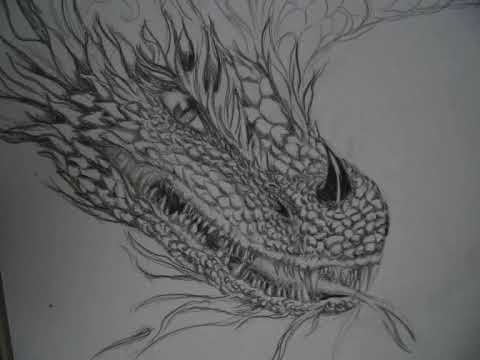 how to draw a dragon step by step 2 - YouTube