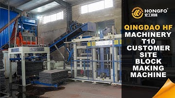 Qingdao HF Machinery T10  Brick palletizing maintenance #blockmakingmachine #brickmakingmachine