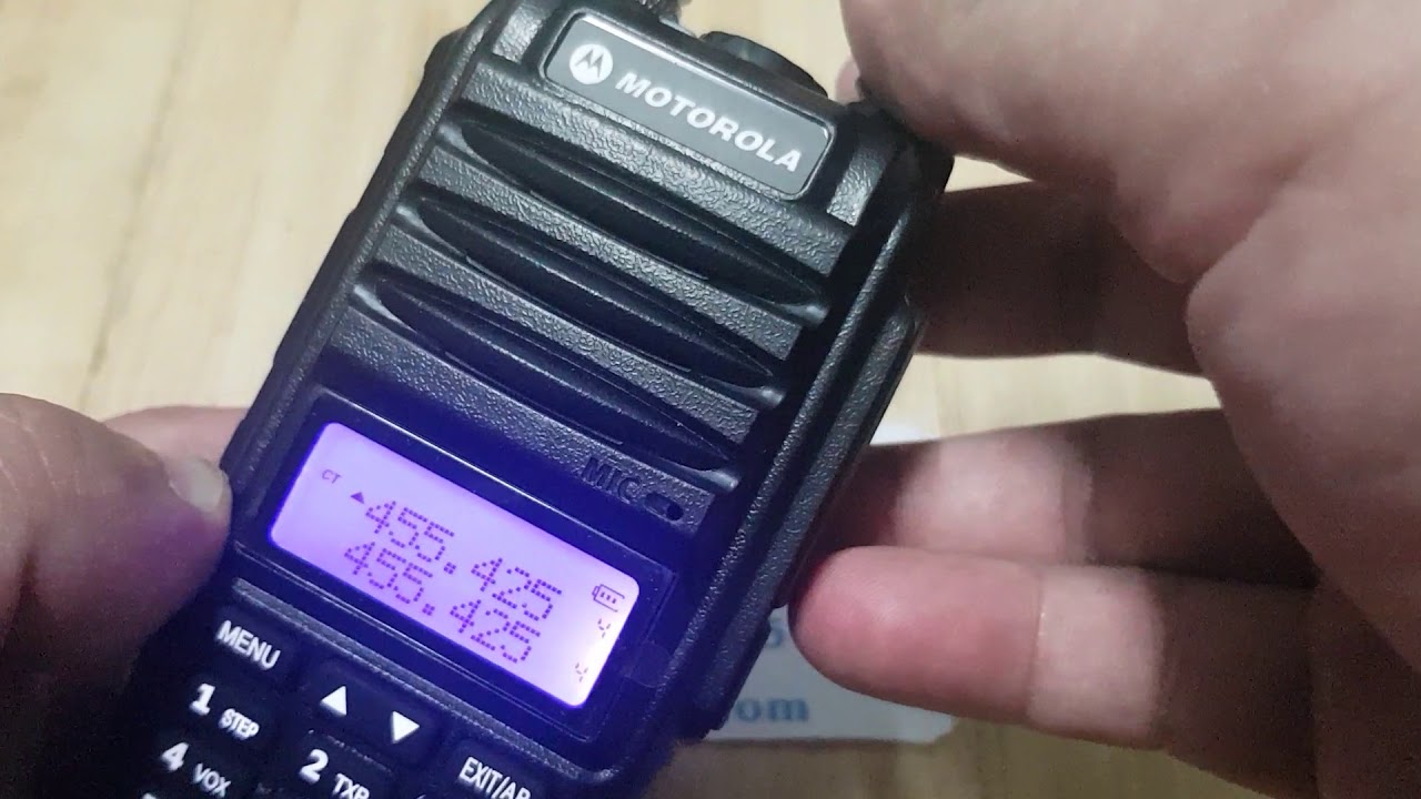 วิธีปิดโทน CT Motorola gp 1900R