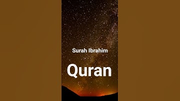 سورة ابراهيم #قرآن #أردو #ترجمة #قصيرة