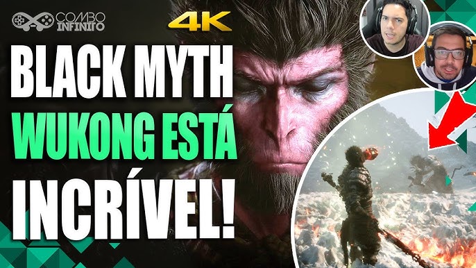 INACREDITÁVEL! NOVO GAMEPLAY BLACK MYTH: WUKONG NA UNREAL ENGINE 5