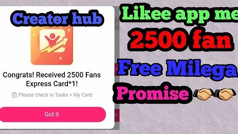 #creatorhub,Likee app me creator hub new option kya hai,Likee app new feature creator hub ,