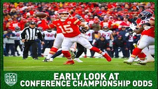 NFL Conference Championship Picks, Early Look at Lines, Betting Advice I Pick Six Podcast