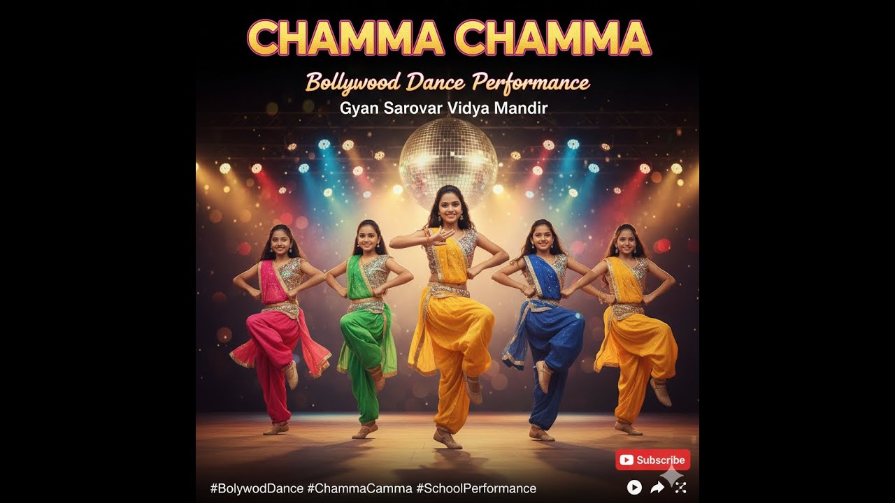 Chamma Chamma Dance Performance 💃 | Bollywood Dance by School Girls | Gyan Sarovar Vidya Mandir
