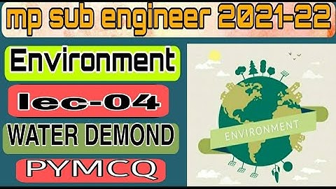Vyapam Sub Engineer 2022 | Environmental Engineering Previous year objective questions In Hindi
