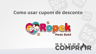 Como Usar Cupom De Desconto Ropek