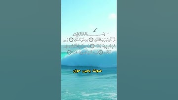 سورة الفلق كاملة برواية حفص عن عاصم بصوت القارئ الشيخ يحيى حوى