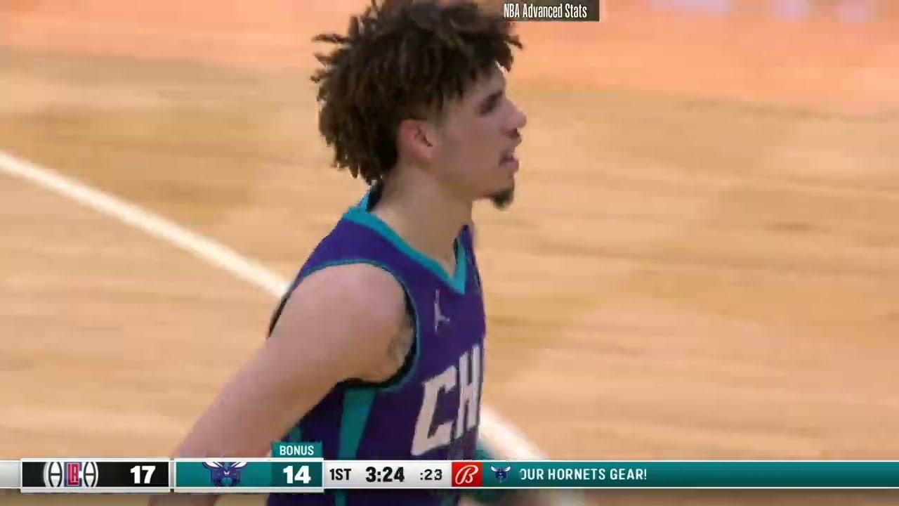 LaMelo Ball | Charlotte Hornets vs. Los Angeles Clippers | Full Box Score + More