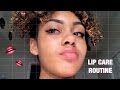 LIP CARE ROUTINE! DIY LIP SCRUB + MASK | Curlycrownz
