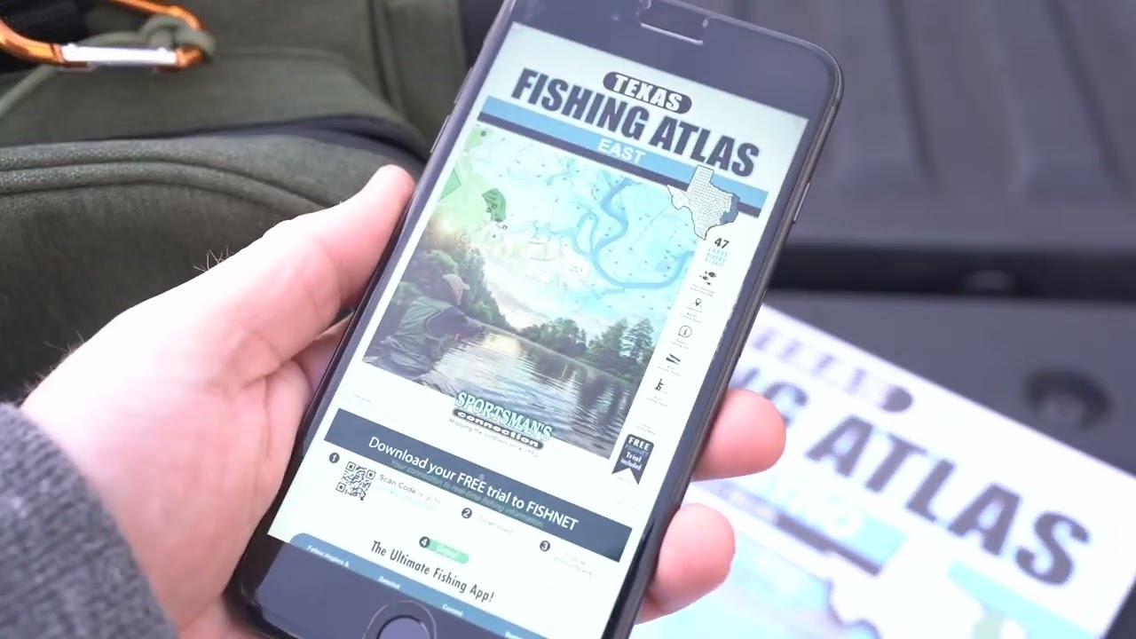 Texas Fishing Map Atlases by Sportsman's Connection 
