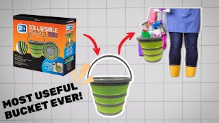 Space Saving Bucket // Collapsible Bucket Review