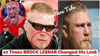 10 Times BROCK LESNAR Changed His Look | brock lesnar | By Wrestlers Tube