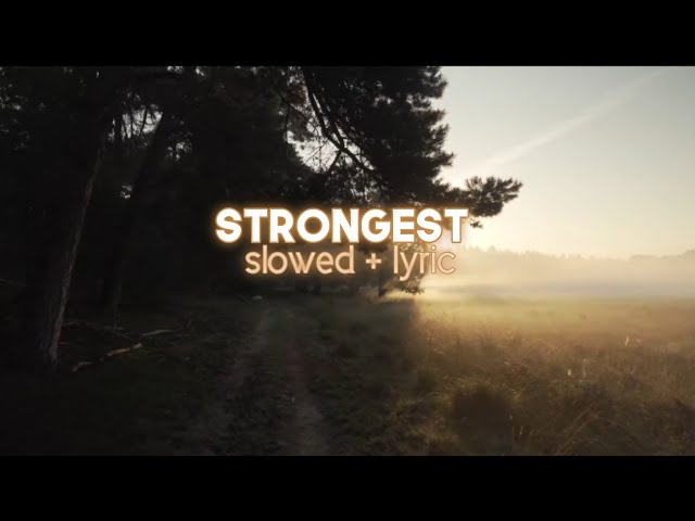 Ina  Wroldsen - Strongest with lyric [ Slowed + Reverb ] class=