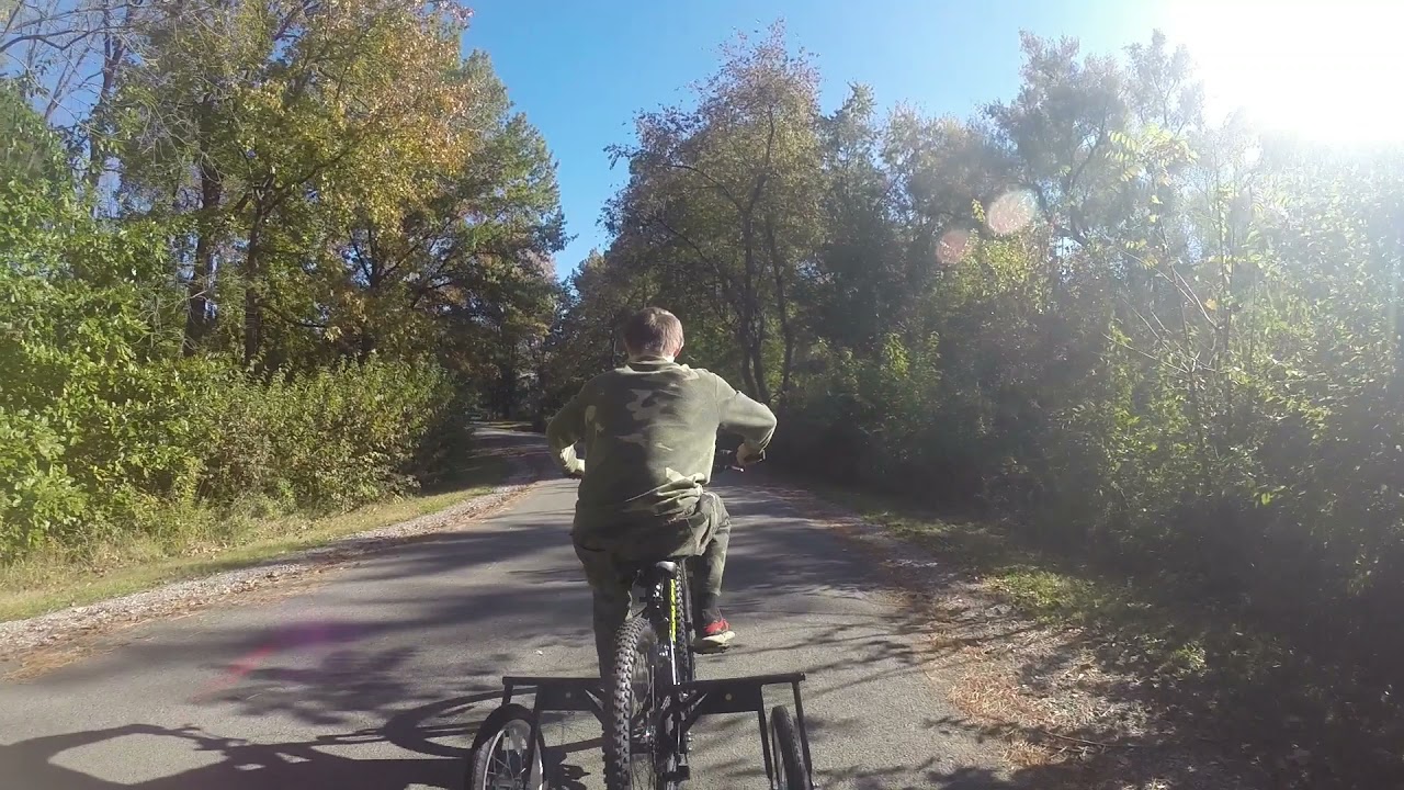 Biking with Ryan at Gun Creek Campground