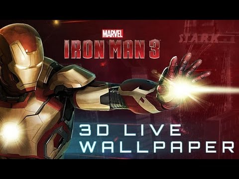 IRON MAN 3 LIVE WALLPAPER - YouTube