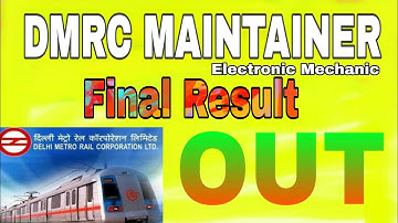 DMRC Maintainer Electronic Mechanic Result Out | FitterDailyUpdate |