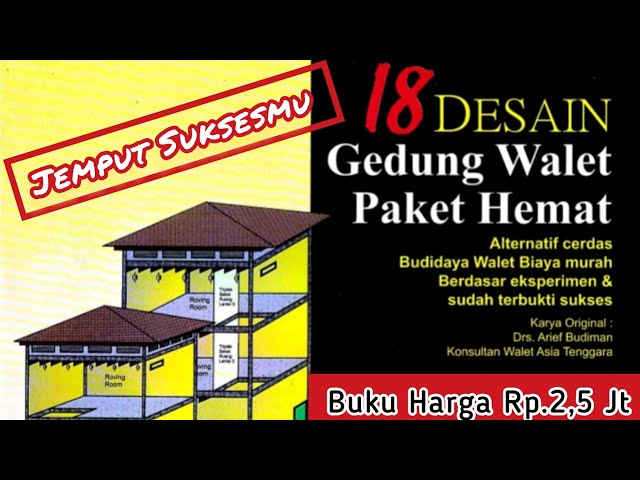 Desain Gedung Walet Paket Hemat‼️By Drs. Arief Budiman BAN|Desain Yang Terbukti Sukses PART I class=