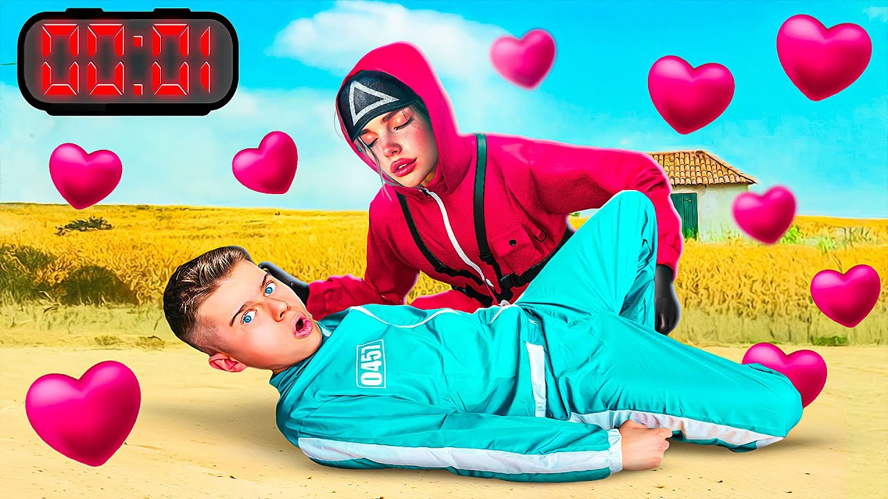 DZIEWCZYNA OCHRONIARZ ZAKOCHAŁA SIĘ WE MNIE z SQUID GAME 2 w PRAWDZIWYM ŻYCIU!