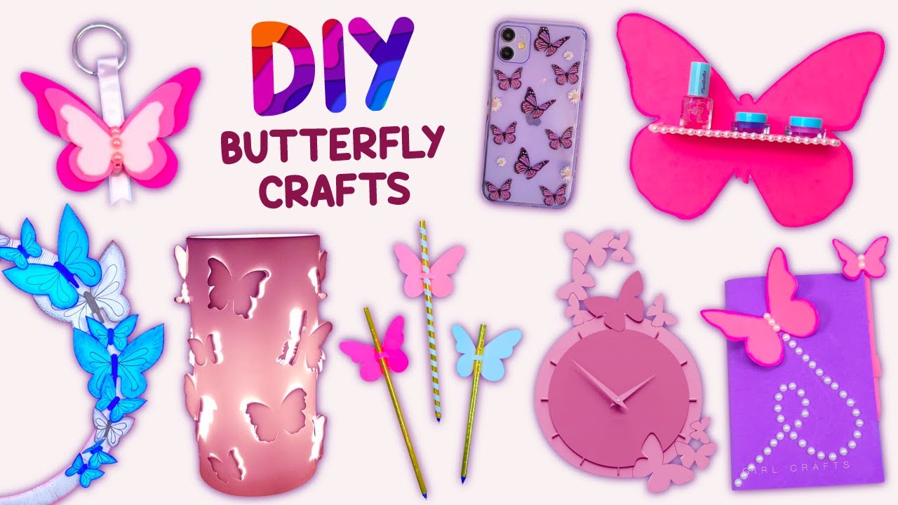 55 Beautiful Butterfly Craft Ideas - FeltMagnet