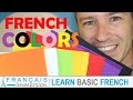 French colors colours les couleurs en franais  fun learn french with funny french lessons