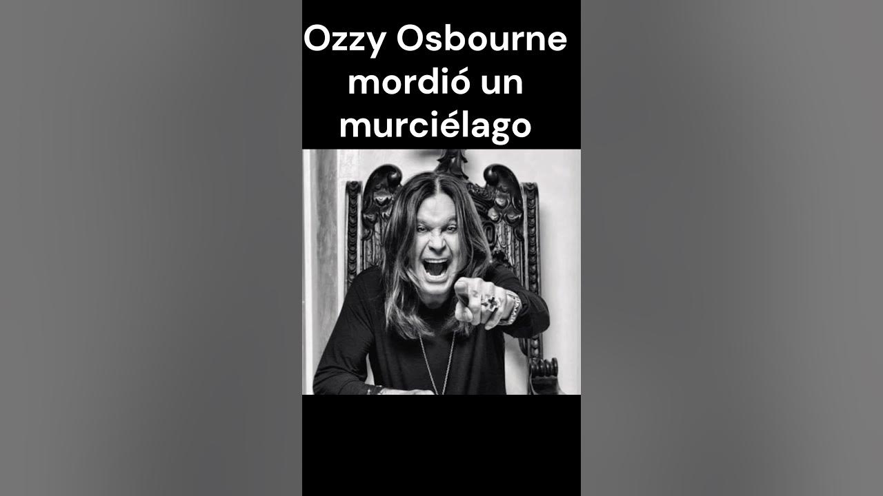 cantante ozzy osbourne murciélago
