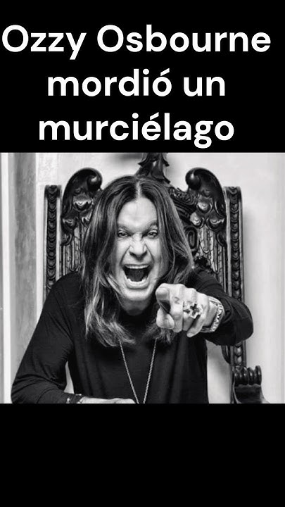 ozzy osbourne mordiendo murciélago