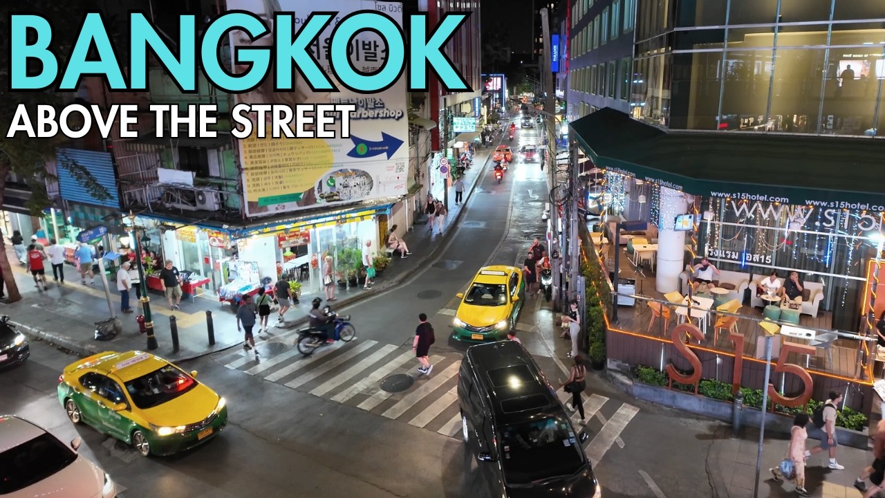 Above Sukhumvit | Walking the Asok Skywalk at Night
