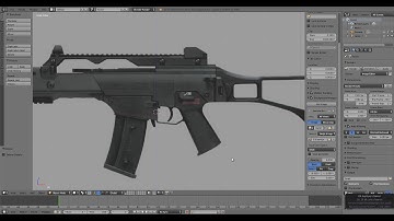 G36C speed modelling (Blender 3D)
