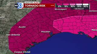 ABC13 Weather Alert Day for the threat of severe storms