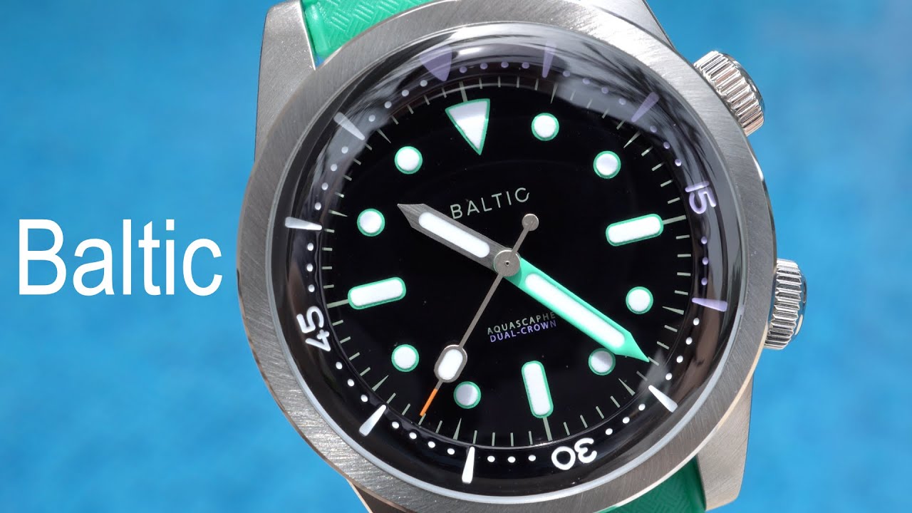 Unboxing & Review Baltic Aquascaphe Dual-Crown 5th Anniversary compressor dive watch
