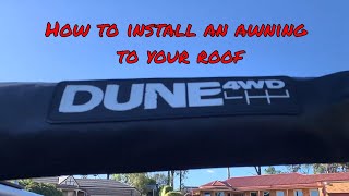 How to install Anaconda's Dune awning to your roof rack