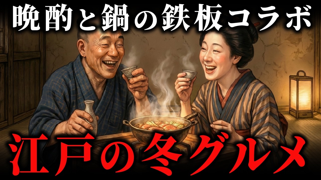 江戸庶民の冬の食事！晩酌と鍋は300年前から鉄板グルメだった