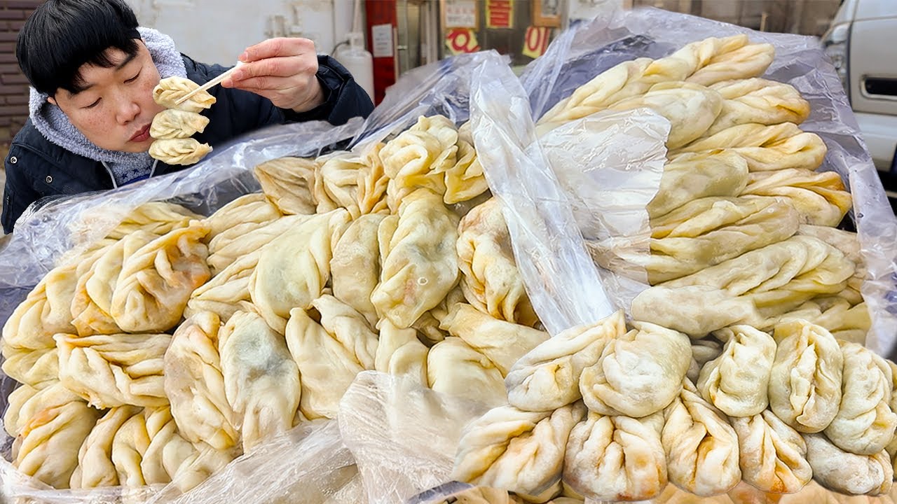 곧 50년 될 만두집 고기만두 김치만두 5백원대 가격.. 54개 3만원어치 가즈아~