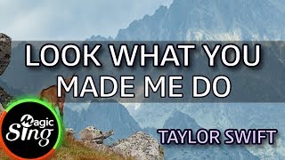 [MAGICSING Karaoke] TAYLOR SWIFT_LOOK WHAT YOU MADE ME DO karaoke | pop screenshot 3