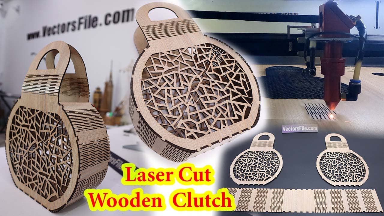 Laser Cut Personalized Gift Bag Wooden Bag 4mm Free Vector cdr Download -  3axis.co