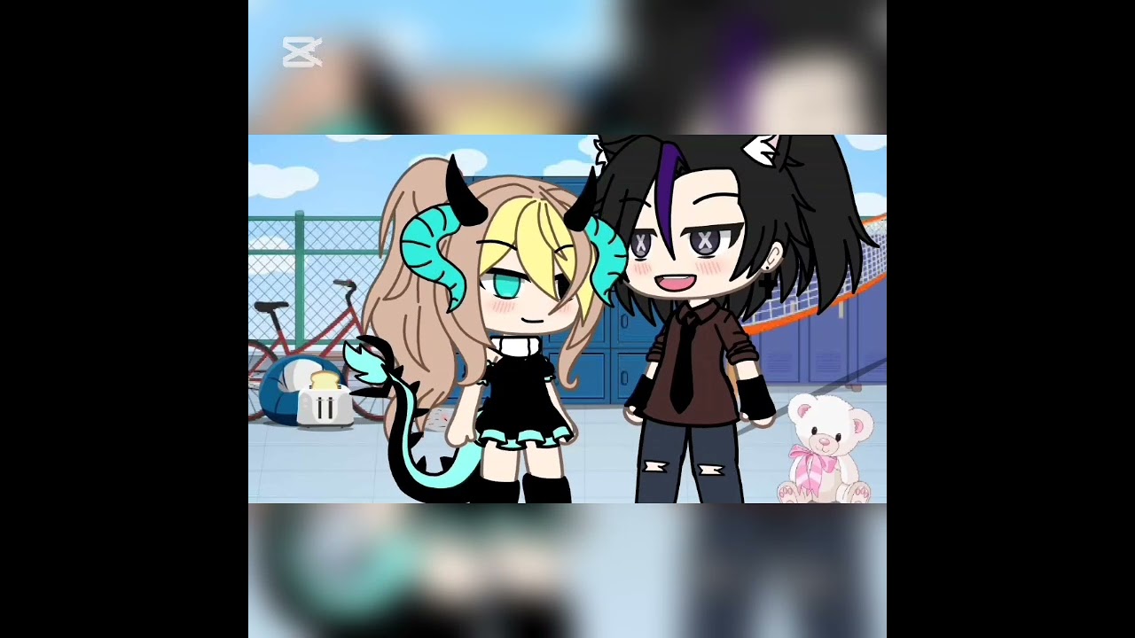 Two sulmates🤭😳😳 #gacha #gacha_freak #bad_girks_status