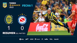 #TorneoBinance | Fecha 1 | resumen de Rosario Central - Argentinos