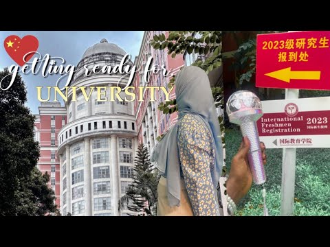 👩🏿‍⚕️ فلوق || تسجيل في الجامعة جديدة •السفر الى قوانجو الصين 🇨🇳