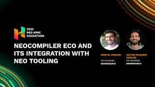 NeoCompiler Eco and its integration with Neo tooling