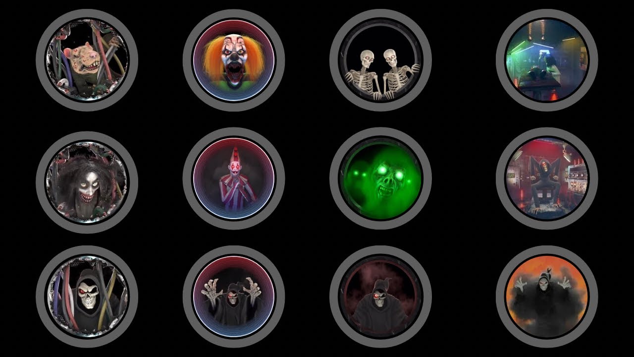 Spirit Halloween all hologram videos 