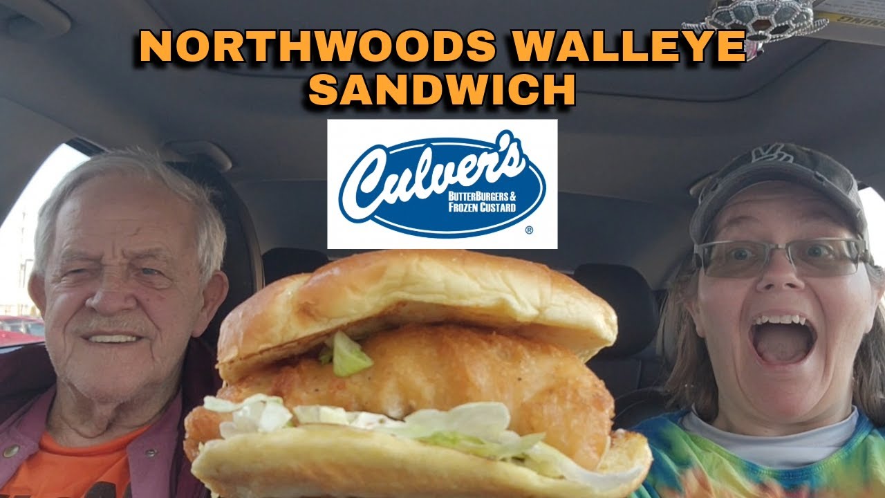 Culver s northwoods walleye sandwich review foodreview fastfoodreview