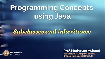 Subclasses and inheritance