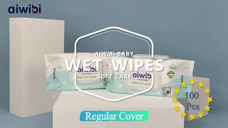 AIWIBI | Soft Care Baby Wet Wipes 100 Pcs