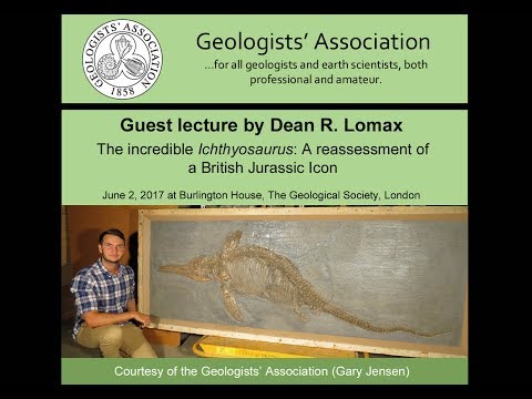 The Incredible Ichthyosaurus - Guest lecture by Dean Lomax